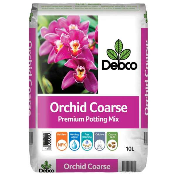 Debco Orchid Coarse Premium Potting Mix 10L