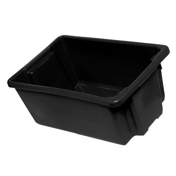 Icon Plastics Stack N Nest Crate Black 50L