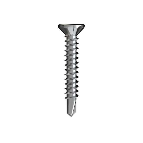 Bremick Screw Countersunk Rib Metal 8g x 30mm - 100 Pack