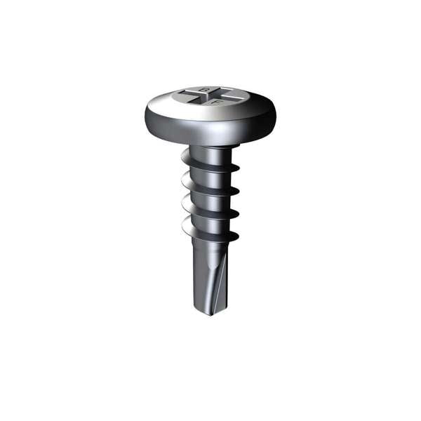 Bremick Screw Wafer Head Metal Zinc Plated 16mm - 100 Pack