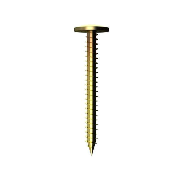 Bremick Screw Button Head Needle Point Zinc Plated 30mm - 100 Pack