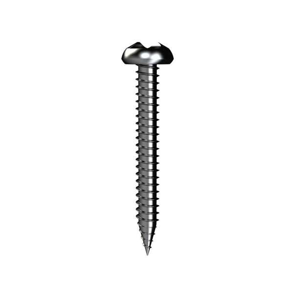 Bremick Screw Pan Head Needle Point Zinc Plated 20mm - 100 Pack