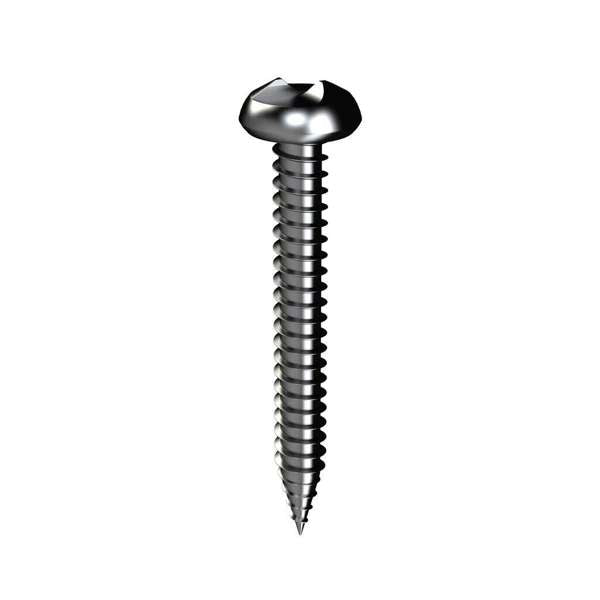 Bremick Screw Pan Head Needle Point Zinc Plated 20mm - 100 Pack