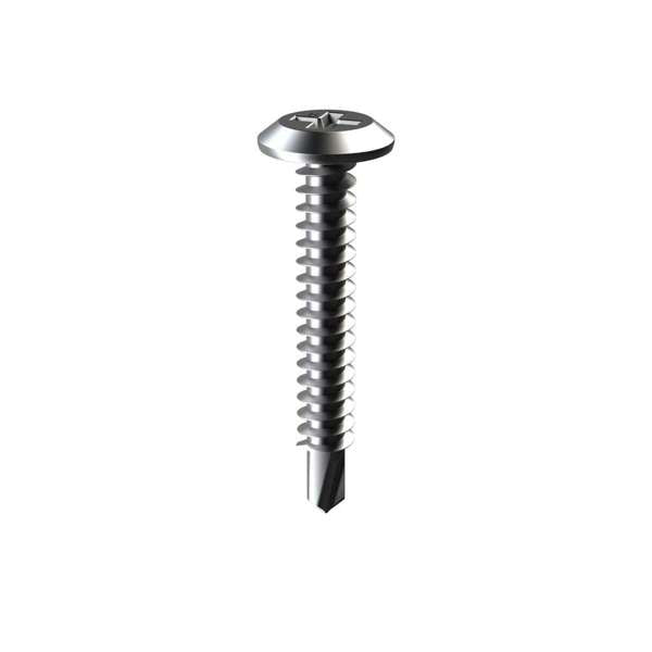 Bremick Screw Wafer Head Metal C3 Galvanised 16mm - Box of 250