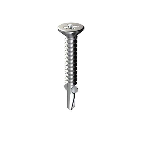 Bremick Screw Wing Tip C3 Galvanised 8g x 35mm - 50 Pack