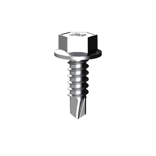 Bremick Screw Hex Metal 10g x 25mm - 50 Pack