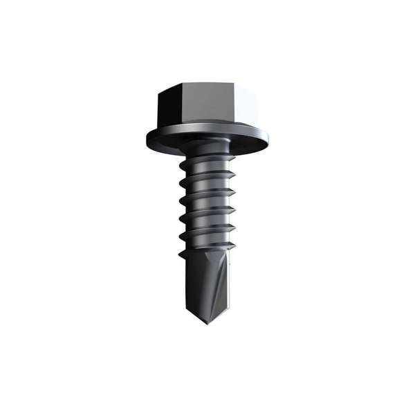 Bremick Screw Hex Metal 10g x 25mm - 50 Pack