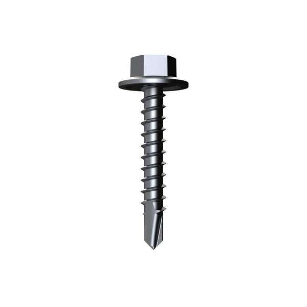 Bremick Screw Hex Metal 12g x 30 - 100 Pack