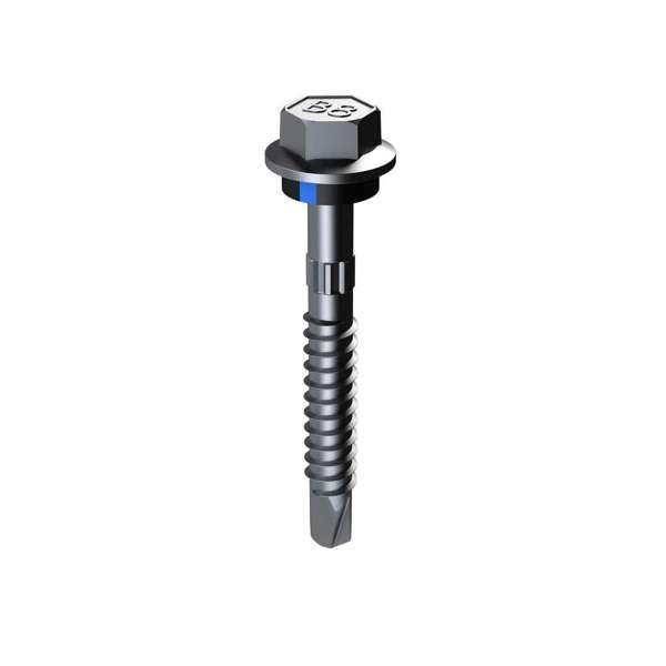 Bremick Screw Hex Metal 14g x 50mm - 100 Pack