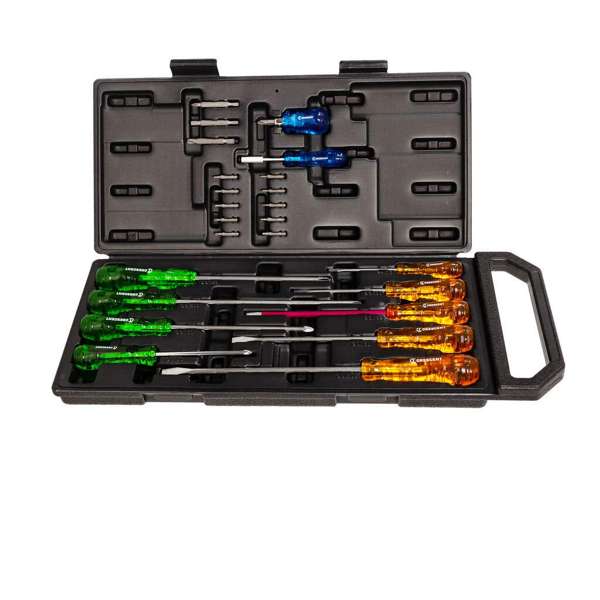 Crescent Tri Lobe Acetate Handle Screwdriver Set - 25 Piece