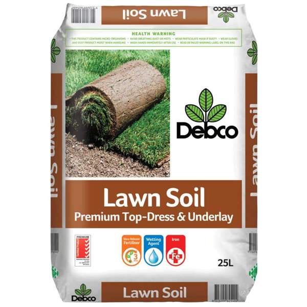 Debco Premium Lawn Soil & Top-Dress 25L