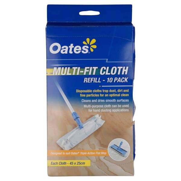 Oates Cloth Refill Multi-fit - 10 Pack