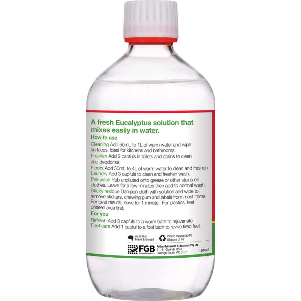 Bosisto's Eucalyptus Solution 500mL