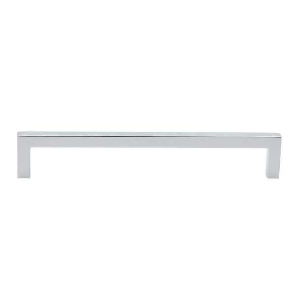 Prestige Half Round Handle Brushed Nickel 128mm