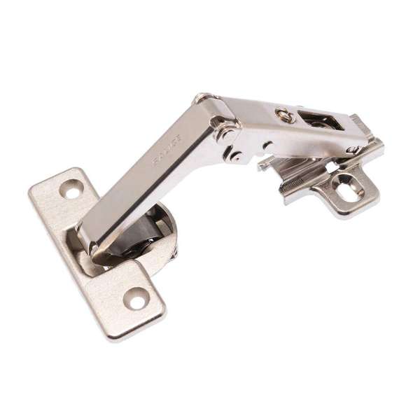 Prestige Cabinet Hinge Clip On Fitting Corner Nickel Plated - 2 Pack