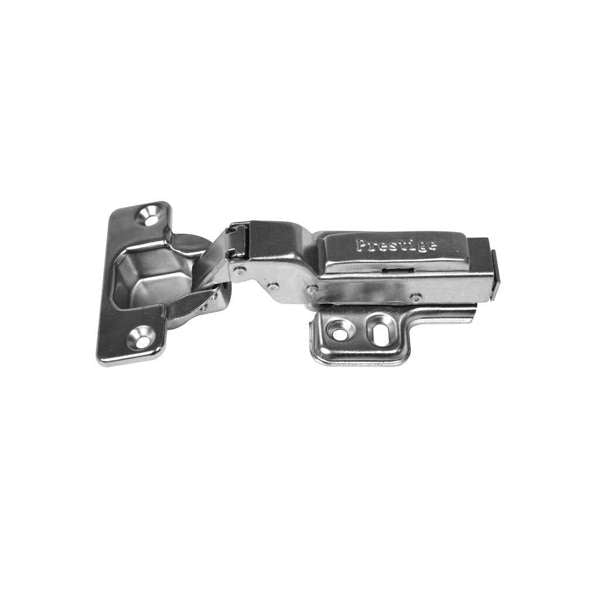 Prestige Cabinet Hinge Clip On Fitting Soft Close Full Overlay Nickel Plated - 2 Pack