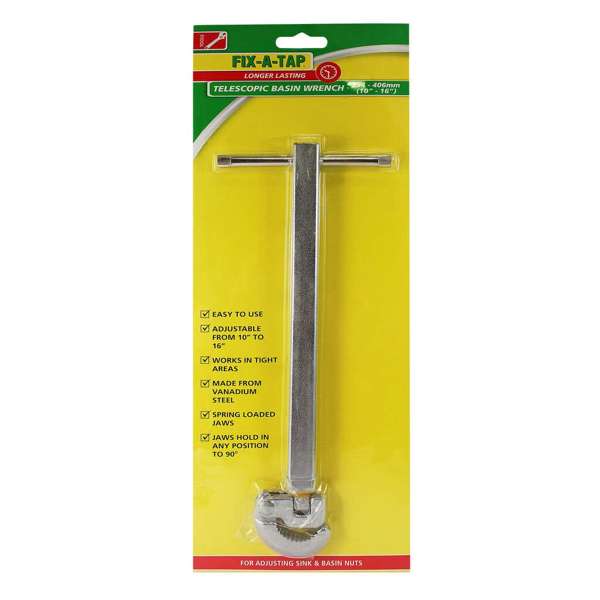 Fix-A-Tap Telescopic Basin Wrench 10-16