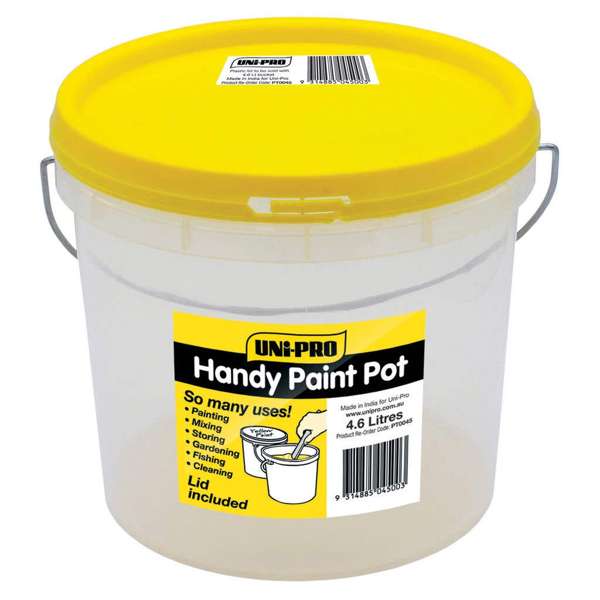 Uni-Pro Handy Paint Pot with Lid 4.6L