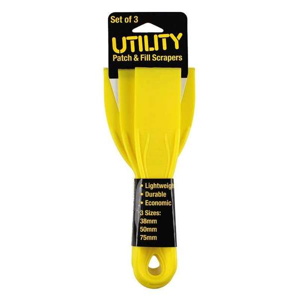 Uni-Pro Utility Patch & Fill Scrapers - 3 Pack