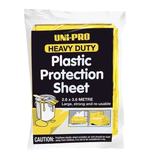 Uni-Pro Heavy Duty Plastic Protection Sheet