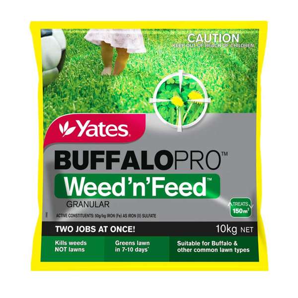 Yates BuffaloPro Weed 'n' Feed Granular Weed Killer 10Kg