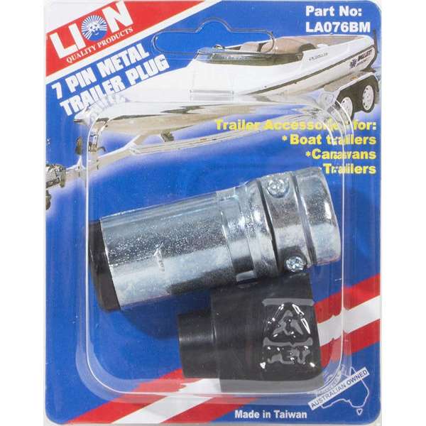 Lion 7 Pin Metal Trailer Plug