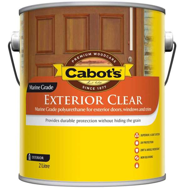 Cabot's Exterior Clear Satin 2L