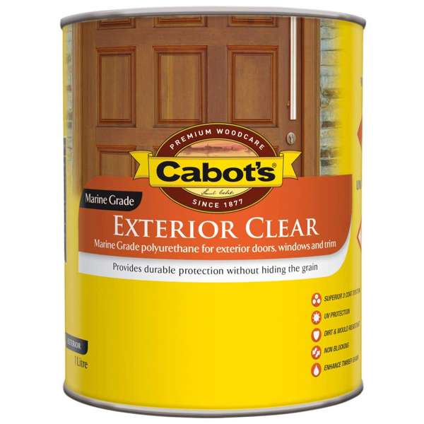 Cabot's Exterior Clear Oil Based 1L