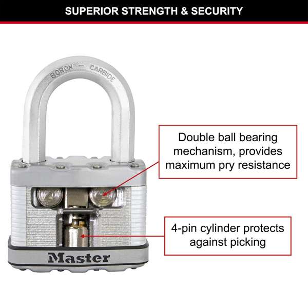 Master Lock Magnum Laminated Steel Padlock 51mm