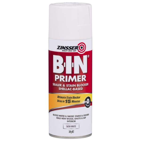 Zinsser Bin Primer Aero Satin White 369g