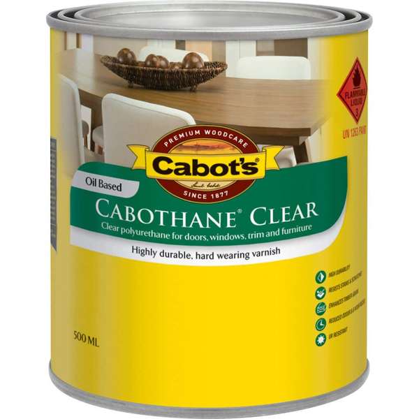 Cabot's Cabothane Oil Based Satin Clear 500mL