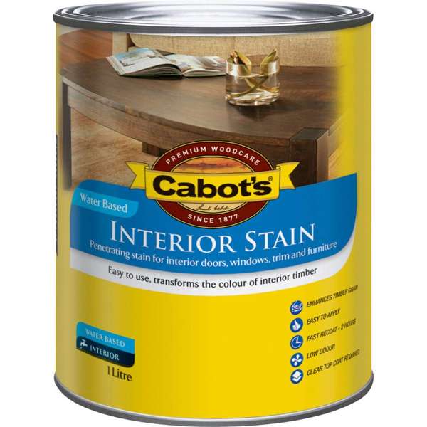 Cabot's Interior Stain Water Based Jarrah 1L