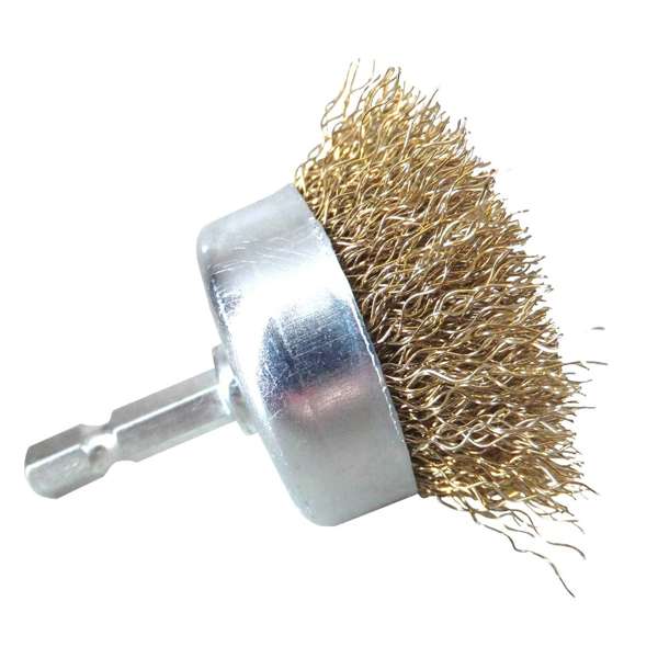 Josco Brumby Spindle-Mounted Cup Brush 50mm