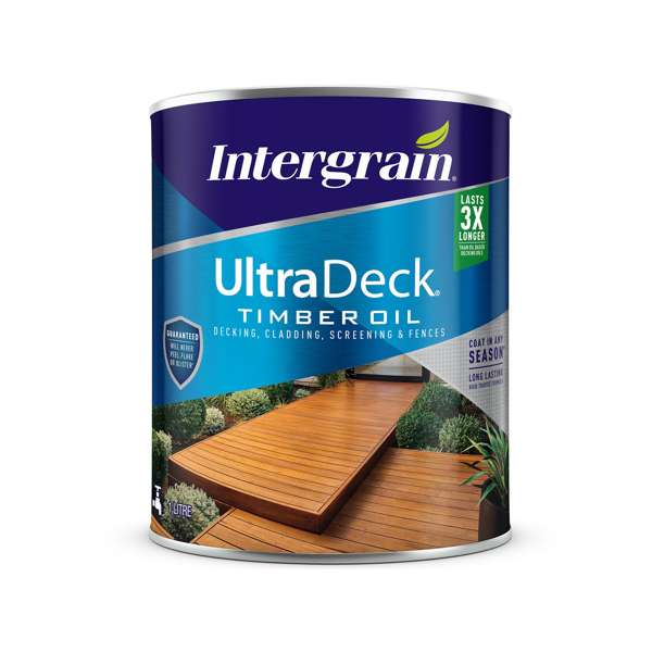 Intergrain 1L Natural Water Based UltraDeck Timber Oil