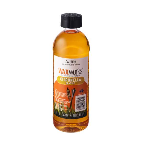 Waxworks Citronella Lamp & Torch Oil 1L