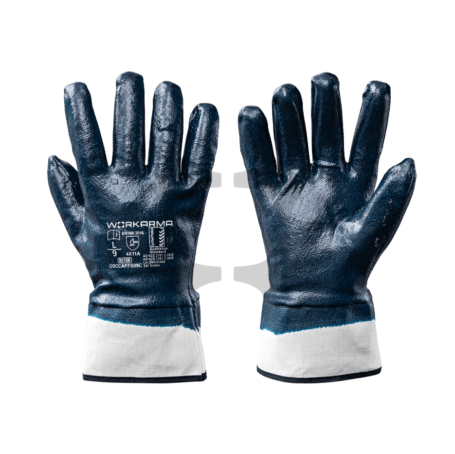 WorkArma Utility Dipped Glove Taskmaster Safety Cuff