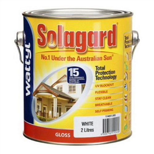Wattyl Solagard Gloss Black 4L