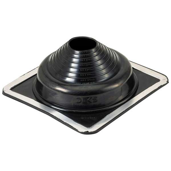 Deks 75 - 175mm Black Dektite Premium Roof Flashing