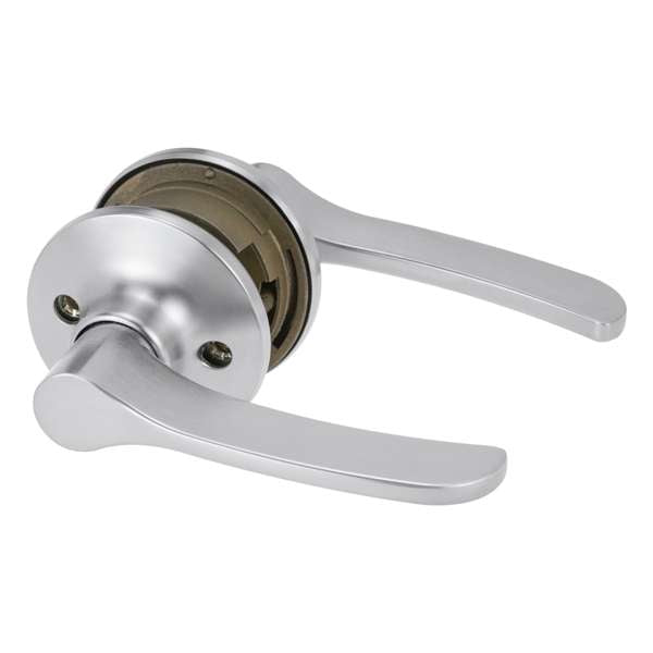 Lockwood Symmetry Vicinity Passage Set Satin Chrome