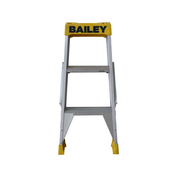 Bailey Pro Punchlock Double Sided Aluminium Ladder 150kg Industrial 3 Step