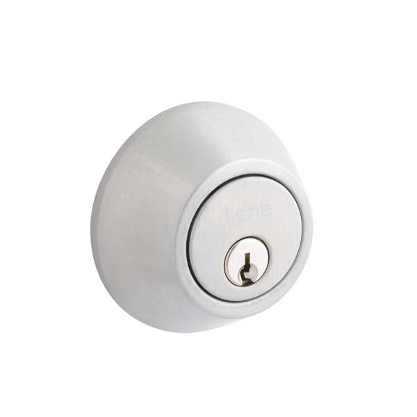 Lane Brushed Satin Chrome Single Cylinder Deadbolt