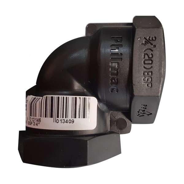Philmac BSP Threaded Elbow Female 3/4 x 3/4"