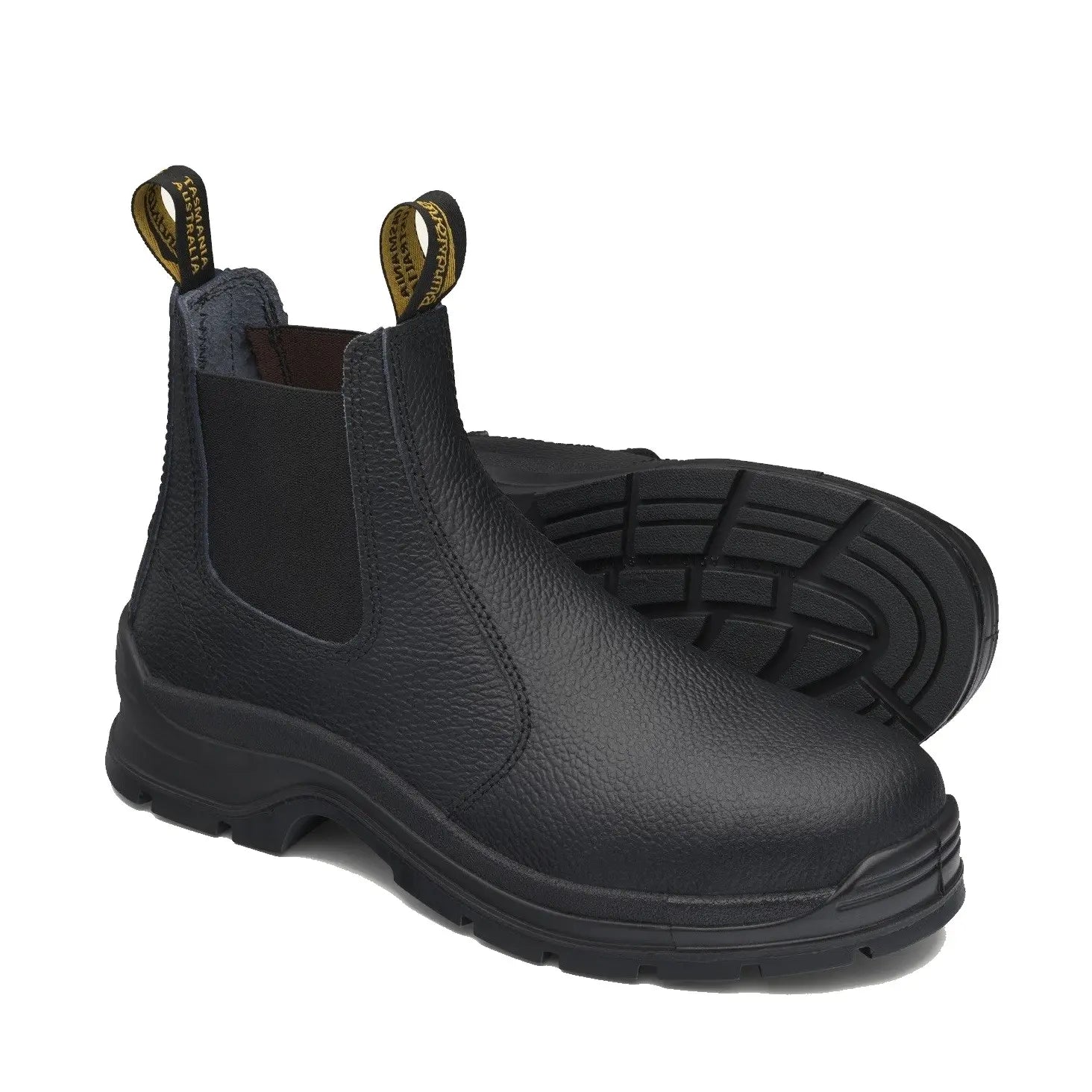 Boot Safety Elastic Side Black S10 310 Blundstone