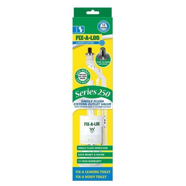 Fix-A-Loo Single Flush Cistern Outlet Valve Series 250
