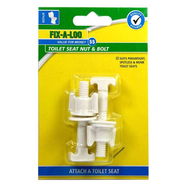 Fix-A-Loo Toilet Seat Nut & Bolt Suits Spotless & Monk