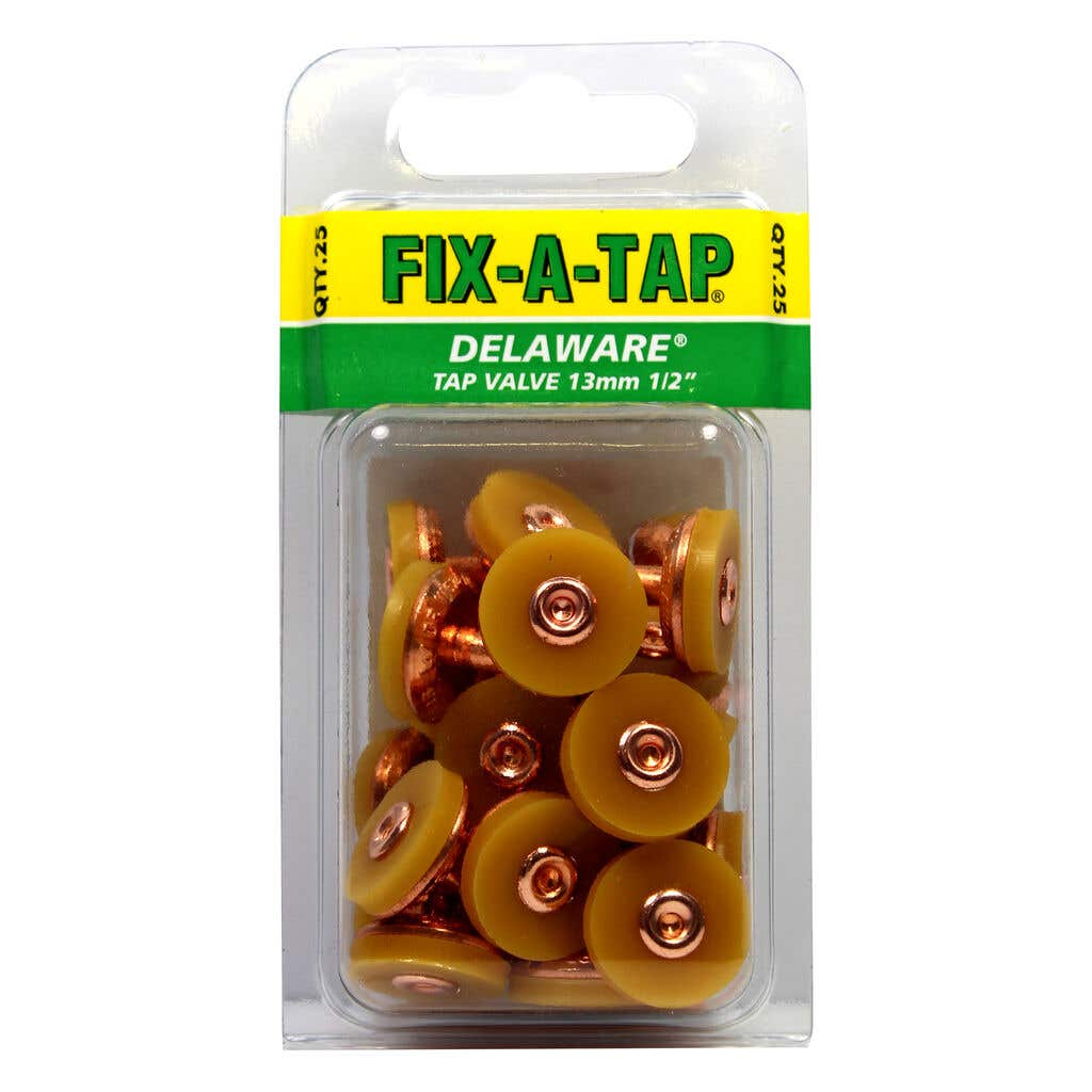 Fix-A-Tap Delaware Tap Valves 13mm - 25 Pack