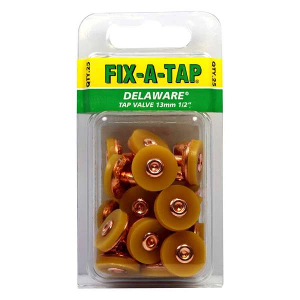 Fix-A-Tap Delaware Tap Valves 13mm - 25 Pack