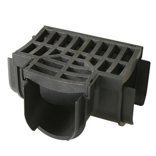 Tee Piece Storm Drain W/Grate Black