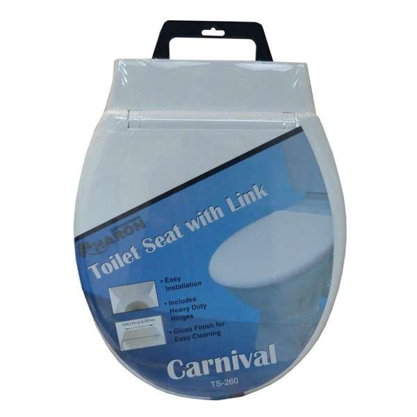 Haron Carnival Toilet Seat White