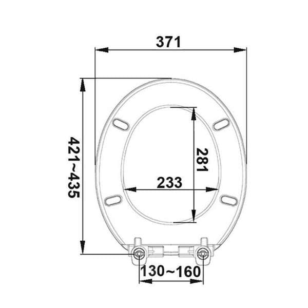 Haron Apollo Toilet Seat White